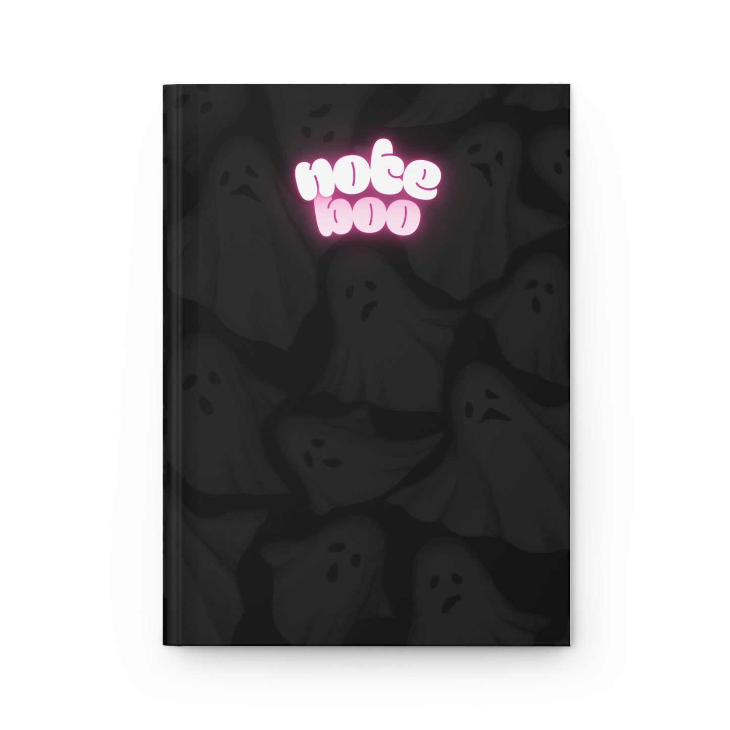 Spooky Ghost Hardcover Journal, Ideal for Halloween Notes, Diary, Gift for Writers, Ghost Lover's Journal, Matte Finish