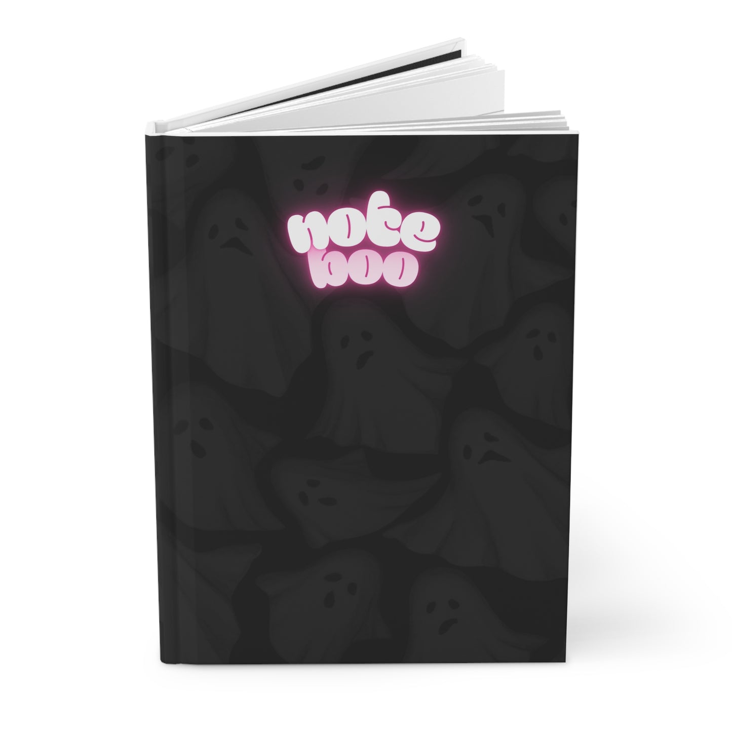 Spooky Ghost Hardcover Journal, Ideal for Halloween Notes, Diary, Gift for Writers, Ghost Lover's Journal, Matte Finish